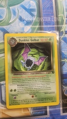 GERMAN Dunkles Golbat Dark Golbat Team Rocket 24/82 Pokemon Card - Image 1 of 2