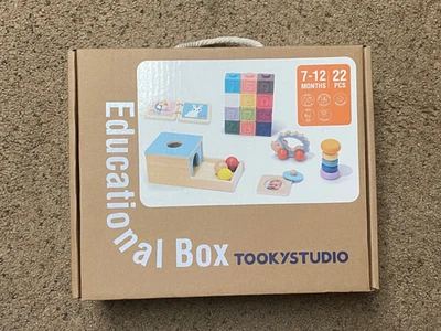 TookyStudio Educational Box for 7-12 Mos. 22 Piece - Image 1 of 4
