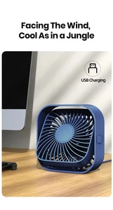 Mini Ventilador Pack 2 Potente Flujo De Aire Ideal Para El Verano 3 velocidades - Imagen 1 de 11