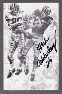 Herb Adderley AUTO signierte Hall of Fame Postkarte HOF signiert ZWEIMAL - Bild 1 von 2