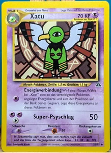 POKEMON - Neo Descubrimiento - Xatu - 52/75 - Non-Holo - alemán - Imagen 1 de 2