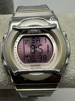Casio Baby-G MSG-160D Reloj Damas Batería Nueva 37MM 5.75" Mod 2965 E89 Foto 1 de 4
