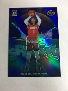 Panini Donruss Optic Russell Westbrook 2019-20 #10 ¡Splash! Refractor plateado - Imagen 1 de 3