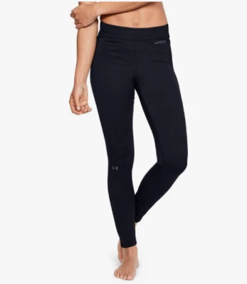 Under Armour Women's UA ColdGear Base 4.0 Baselayer Leggings, Black M - Image 1 of 2