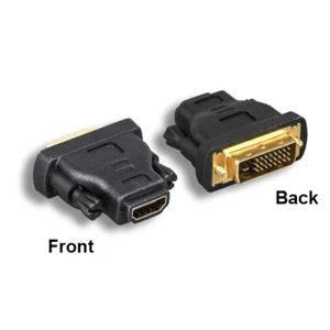 HDMI Female to DVI Digital Male Adapter Sigle Link Gold-Plated Connector HDTV - Picture 1 of 1