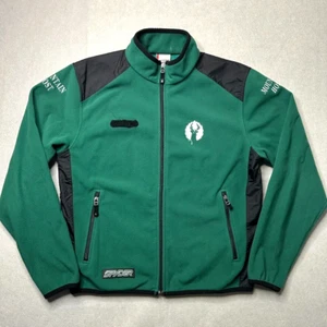 VTG Spyder "Mountain Host" Fleece Jacket Green Black Full Zip - Check Size - Picture 1 of 11