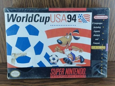 World Cup USA '94 (Super Nintendo SNES 1994) CIB Brand New Sealed Authentic Rare - Image 1 of 4