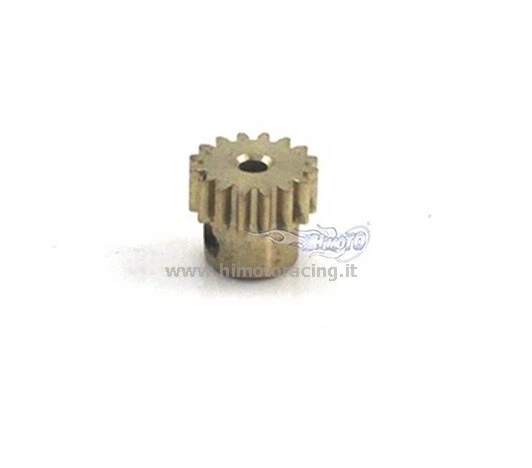 18273 PIGNONE METALLO 16T DENTI MODULO 0.6 MOTOR GEAR METAL 1/16 HIMOTO 1pz - Immagine 1 di 1