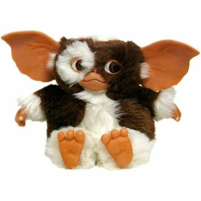 NECA Gremlins Gizmo Plüsch mit Sound - Braun/Weiß