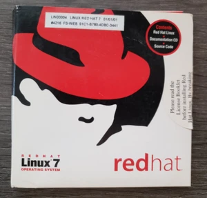 Vintage REDHAT - Linux 7 Operating System (2000) CD Installation - Picture 1 of 6