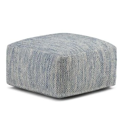 Nate 20-inch Square Pouf - Image 1 of 4