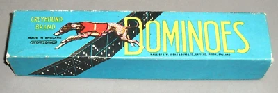 VINTAGE Greyhound Dominoes Double Nine Spot Spears Game 1960s COMPLETE RETRO - Image 1 of 4