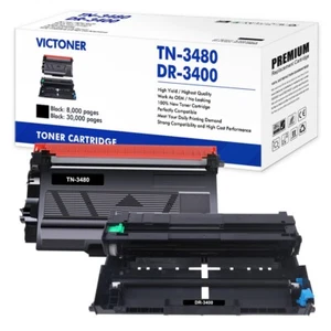 1 Trommel 1 Toner Compatible für Brother DR3400 TN-3480 HL-L 5100DN MFC L5700 DN - Bild 1 von 6