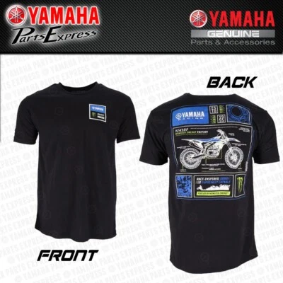 NEW YAMAHA MONSTER ENERGY YZ450F MENS TEE T-SHIRT MEDIUM GYTR YZ YZF 125 250 450 - Image 1 of 4