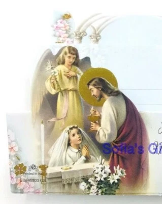 30pcs Invitaciones De Primera Comunion Español Niña Invitation  First communion - Image 1 of 4