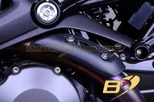 Tubo de escape de fibra de carbono mate Ducati 696 796 1100 cubierta de escudo térmico carenado - Imagen 1 de 3