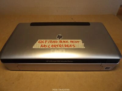 HP Officejet 100 Mobile Inkjet Printer CN551A USB - 626 PAGES / BLACK PRINT BAD - Bild 1 von 4