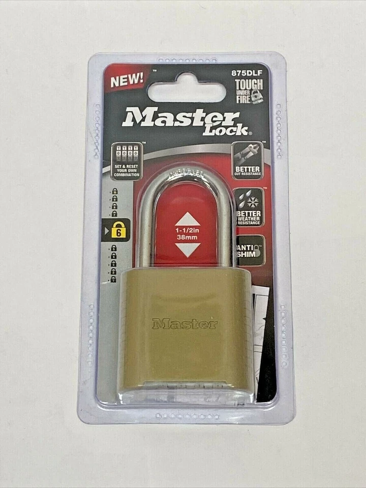 Master Lock Resettable Combination Padlock