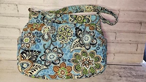 VERA BRADLEY BALI BLUE TOTE BAG - MEDIUM SIZE 11"x13" - RETIRED - Picture 1 of 8