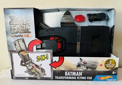 Hot Wheels DC Justice League Batman Transforming Flying Fox Vehicle Playset - Image 1 of 4