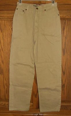 ROUTE 66 RELAXED FIT GIRLS BEIGE JEANS SIZE 16 - Image 1 of 4