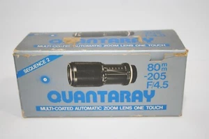 Quantaray Automatic 80-205mm Zoom Lens One Touch F/4.5 Minolta MD - Bild 1 von 7