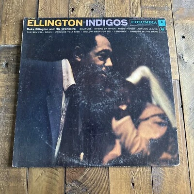 DUKE ELLINGTON Indigos 1958 OG Mono COLUMBIA DG 6 EYE Jazz LP Superb - Image 1 of 4