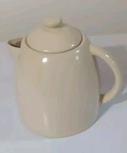 2011 Starbucks Matt Beige Keramik Kaffeeservice oder Teekanne mit Deckel 25 Unzen - Bild 1 von 10