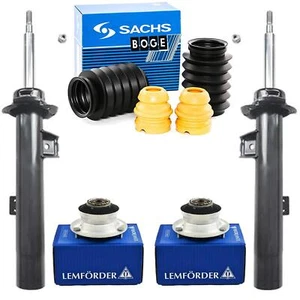 FOR BMW 3 E90 E91 E92 E93 FRONT SHOCK ABSORBERS BUMP STOPS STRUT TOP MOUNTS KIT - Picture 1 of 12