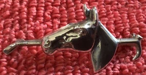 Crop and Horse Head Looking Left Sterling Silver Pin Stockpin - Picture 1 of 3