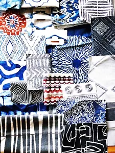 Boho Collection Designer Fabric Bundle: 21-Samples- Craft Patchwork Quilt - Picture 1 of 1