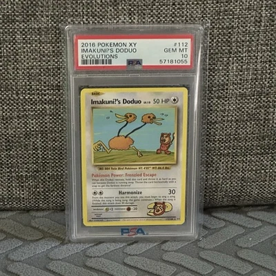 PSA 10 Pokemon 2016 Imakuni's Doduo 112/108 XY Evolutions - Image 1 of 2