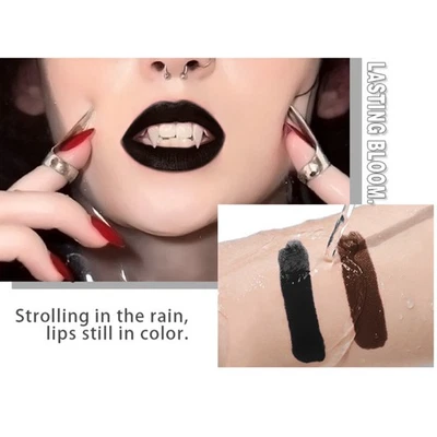 Women Lipstick Waterproof 1Pcs Velvet Matte Lipstick Matte Finish Dark-themed - Image 1 of 4