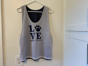 Penn State Nittany Lions Womans Sleeveless Jersey Large PSU Reversible Mesh A4 - Picture 1 of 7