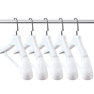 Suit Hangers for Men 15 Pack Width 17.1", White Coat Hangers no Shoulder Bump... - Picture 1 of 7
