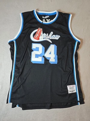 Kobe Bryant #24 Headgear Classics Crenshaw Black Basketball Jersey Men's 5XL NWT - Image 1 of 4