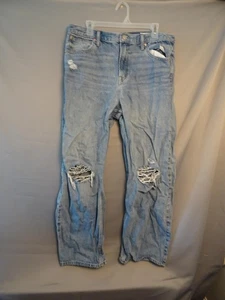 Jeans Levis 505 para hombre 36x29 desgastados rodillas rasgadas pierna recta grunge denim - Imagen 1 de 14