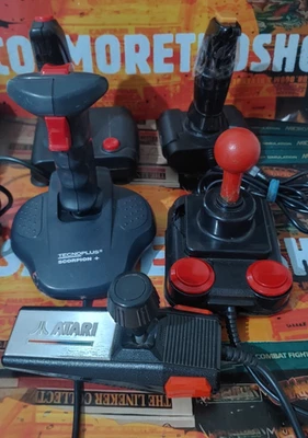 5 x Joysticks Controller (Commodore Amiga Atari 64) DEFEKT 8-bit Competition Pro - Bild 1 von 4