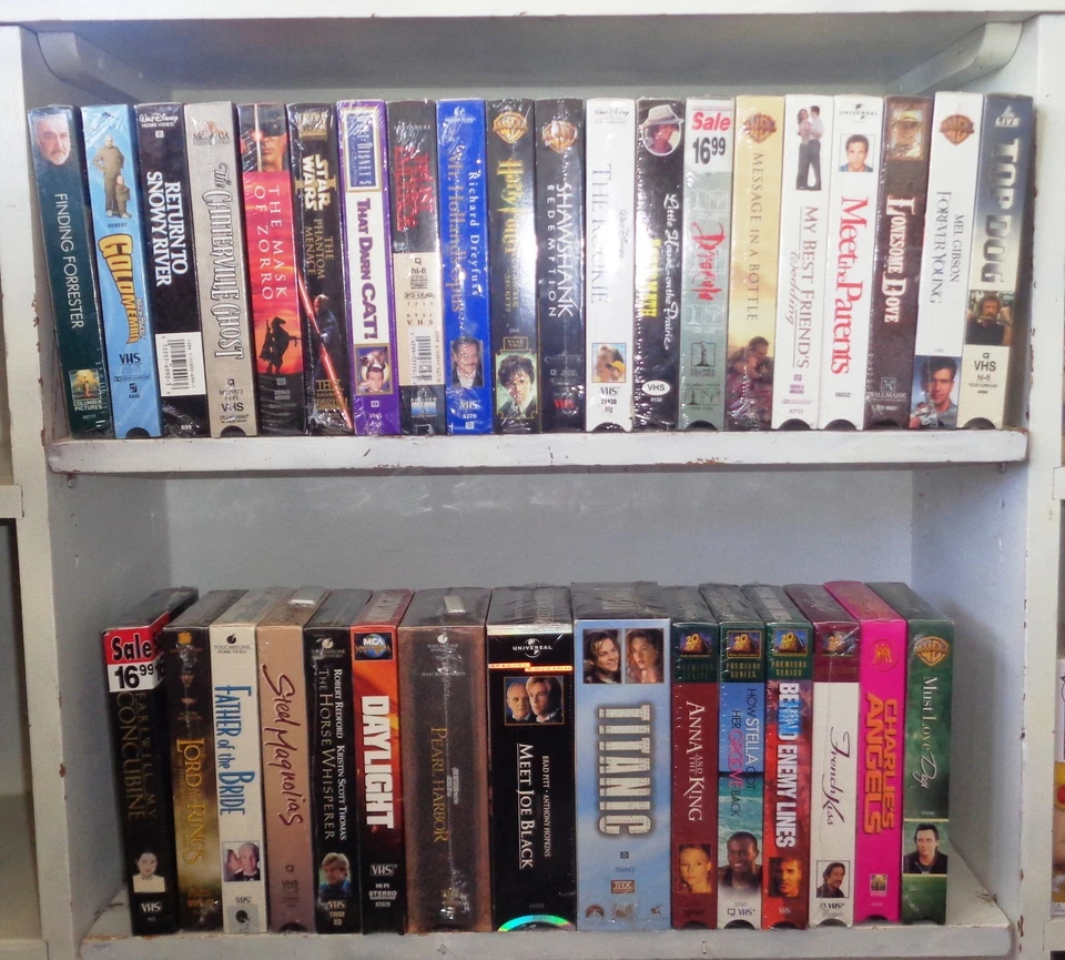 Factory Sealed VHS Lot Steel Magnolias Shawshank Redemption Lord of The Rings + - Image 1 of 4