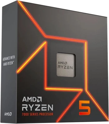 ⚡AMD Ryzen 5 7600X 6-Core 12-Thread 4.7GHz Socket AM5 Raphael ⚡ Boxed Processor - Image 1 of 2