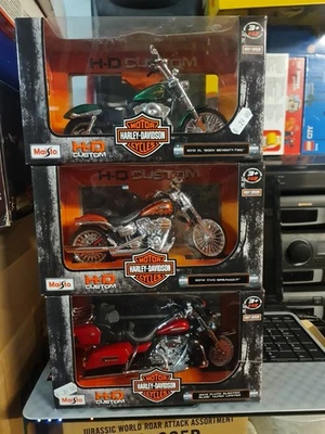 lotto Harley-Davidson 1:12 Maisto - Immagine 1 di 4