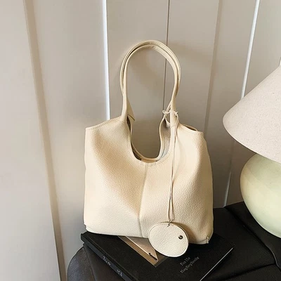 Simplified Pu Bag For Daily Use With Magnetic Clo And Internal Poet - image 1 of 4