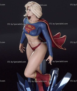 Supergirl Sexy Tanga Option! 3D gedruckt 16k! Custom! Bemalt oder unbemalt! - Bild 1 von 18