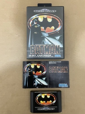 Sega Mega Drive Batman Game CIB Boxed Pal Version Tested Fast Despatch Next Day - Image 1 of 4