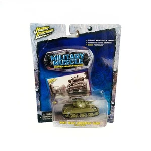 Johnny Lightning Military Muscle 1/100 WW2 M4A3 Sherman Tank, New & Sealed - Picture 1 of 3