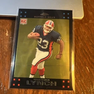 Tarjeta de novato Marshawn Lynch 2007 Bowman cromada RC #BC66 Buffalo Bills casi nueva-como nueva - Imagen 1 de 6