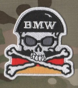 CAFÉ RACER ROCKERS 59 TON-UP-BOY MOTORCYCLE iron/sew-on PATCH: BMW SKULL - Picture 1 of 12