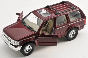 BLITZ VERSAND Ford Explorer bordeaux Welly Modell Auto 1:34 NEU & OVP  - Picture 1 of 1
