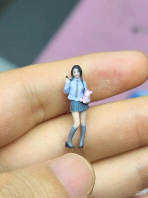 1/64 Sleeping Cat Miniature Model Scene Prop Car Vehicle Toy Ornament - Image 1 of 2