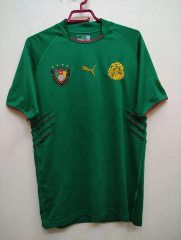 Cameroon Home Shirt 2004 2006 Puma Vintage Jersey Soccer Maillot Football L Cover